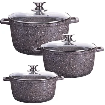 

Pan set 1,5/2,3/4.1l, aluminum. granite Mayer & Boch 49022