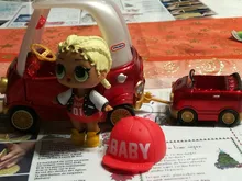 Elegir Original nuevo LOL sorpresa Sets de muñecas de la reina abeja coche 8cm hermana chica muñeca raro estilos limitada colección juguetes para niños de regalo