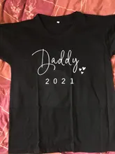 Divertido y nuevo papá mamá bebé 2021 familia de algodón negro camiseta familia Madre Padre bebé juego familia trajes