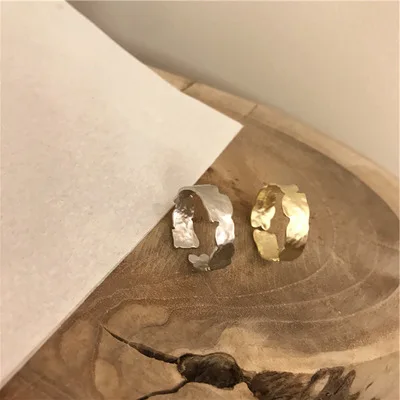 

JEEY Metal Matte Ring Simple High-end Retro Opening For Women Fashion Jewelry