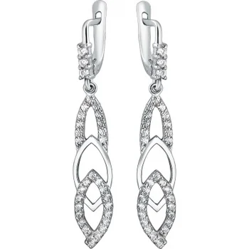 

Esthete earrings with 62 cubic zirconia