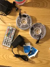 Tape Diode Led-Light Rgb Strip Ir-Controller-Adapter Flexible Ribbon Stripe 5050 2835