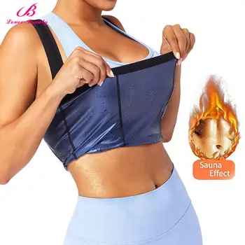 

Women Thermo Shirt Sweat Sauna Tank Tops Body Shaper Waist Trainer Slimming Vest Fitness Shapewear Corset Modeling Belt