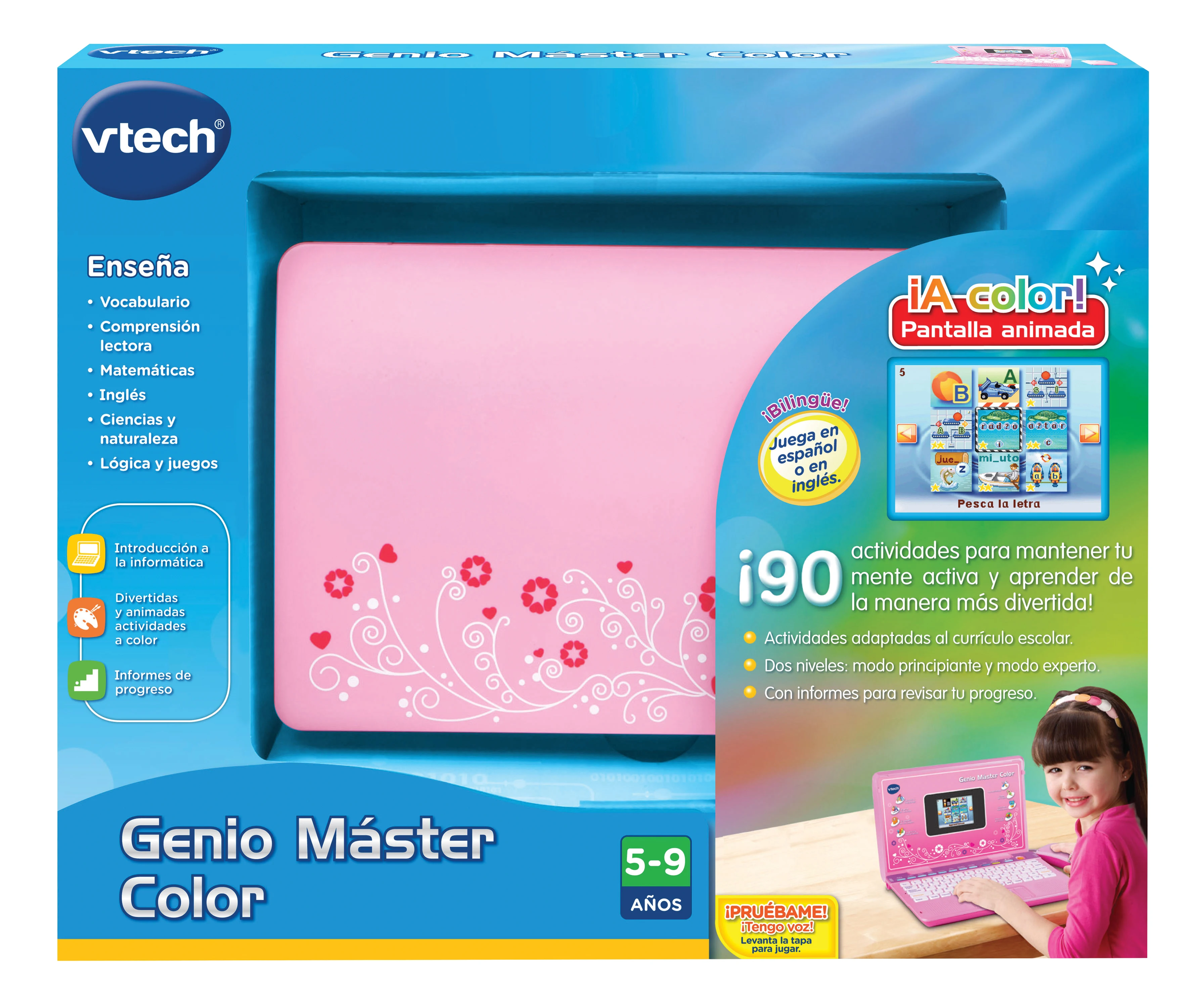 Genius Master Bilingual Color Pink Learning Machine