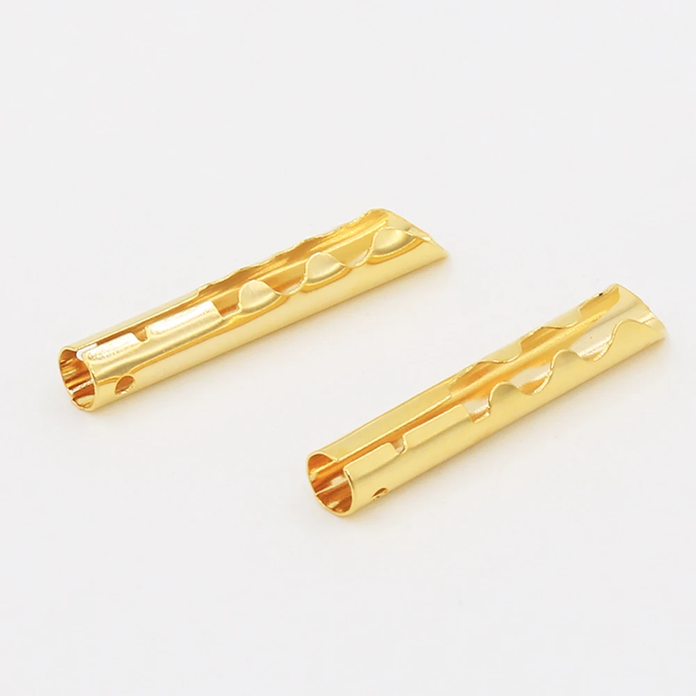 Ouro Tira Cobre Áudio Bfa Z-tipo mm Banana Plug Conector do Cabo do Orador 12 Peças Vb432g - Image 6