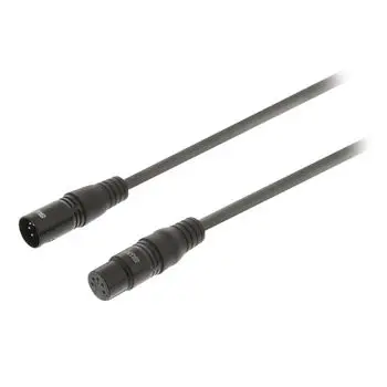 Цифровой кабель XLR 5 Pin Male Female 3 0 темно-серый m | Компьютеры и офис