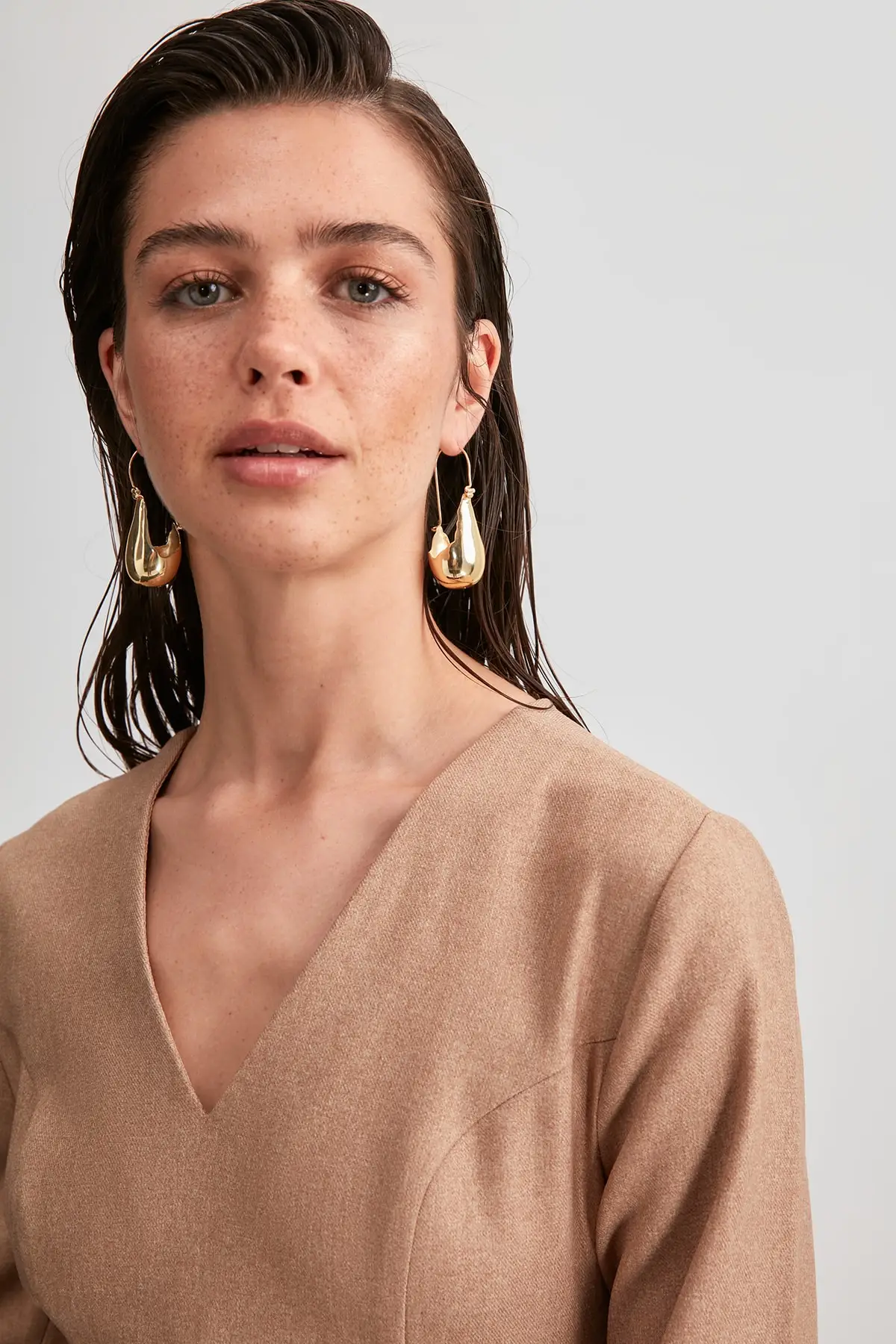 Kopen Trendyol Knop Detail Jurk TWOAW20EL1924