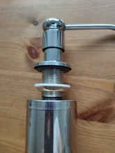 Liquid-Soap-Dispenser Bottle Sink Pump Stainless-Steel Complete Kitchen Counter Deck