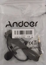Andoer EY-510A-Mini micrófono portátil de condensador, micrófono con cable, para iPhone, Smartphone, cámara DSLR
