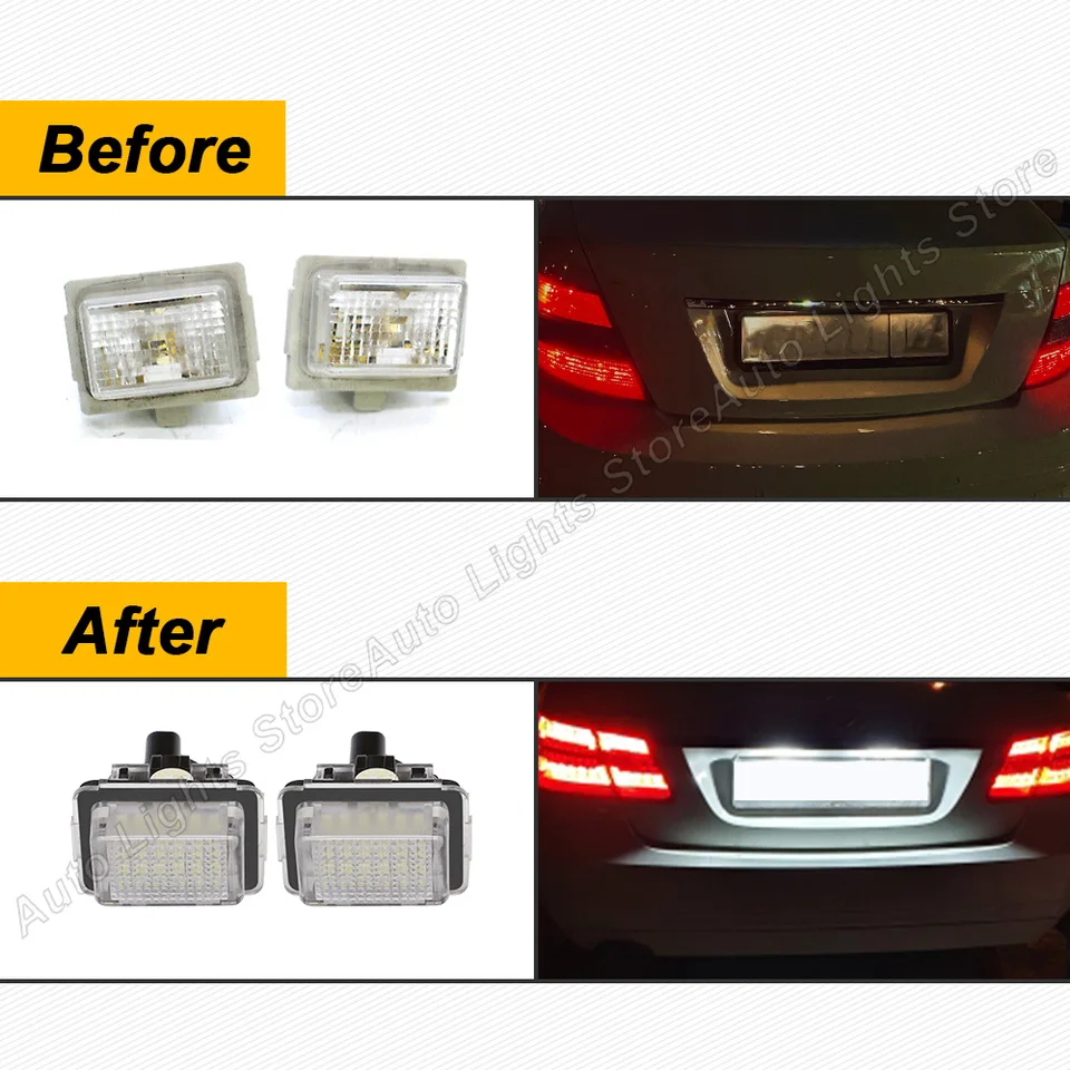 Moduli LED per la targa posteriore di Mercedes SLK (R170