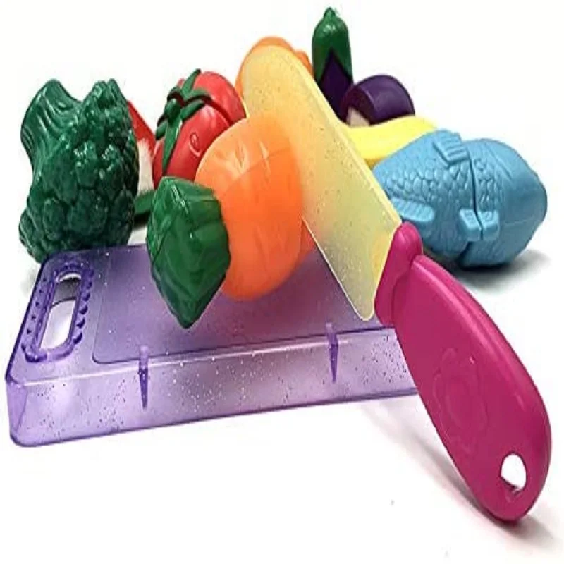 Juego de rol de imitación para niños, cocina, corte de comida, regalos, cumpleaños, juego de simulación para niños y niñas 33 Pz