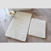 Коврики для ванной нескользящие Противоскользящие коврики противоскользящие цвета 2'Li набор экрю 60X100 см-50X60 см