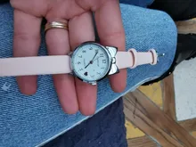 Zegarki Damskie-Reloj de estudiante para mujer, correa de cuero, de pulsera negra, con esfera en forma de corazón, relojes finos baratos