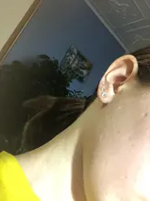 1 set CANNER 925 pendientes tipo botón de plata fina para las mujeres de circón de cristal pequeño mini pendiente pendientes para Piercing joyería brincos