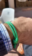 Tobillera para verano para hombre y mujer, brazalete deportivo de alta calidad, correa de supervivencia, trenzado, colorido, suerte