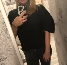 Loose Tops Short-Sleeve White Tshirt Summer Tees Harajuku Vintage Women Cotton Casual