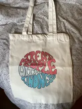 Bolso de compras de lona de Harry Styles, bolsa de comestibles reutilizable, de yute, reutilizable