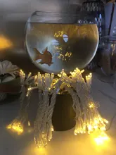 Light Led Curtain-String Window-Decor Christmas Garland Patio Xmas Party 220V EU AIFENG