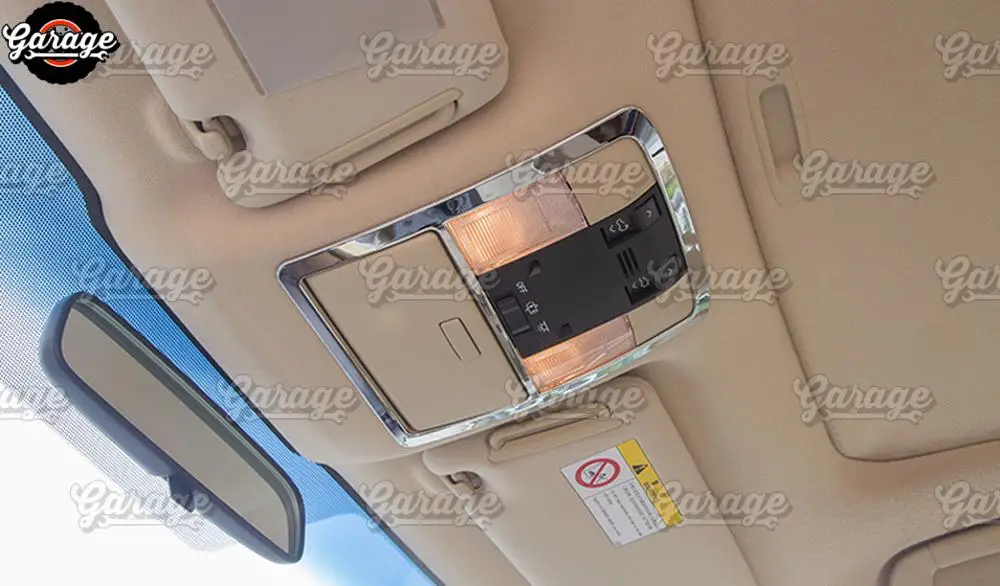 Рамка для переднего плафона для Toyota Land Cruiser Prado 150 2010- пластиковая формовка из АБС 1 шт дизайн автомобиля украшения