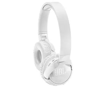 

JBL TUNE 600 WHITE WIRELESS BLUETOOTH HEADPHONES WITH NOISE CANCELING AND MIC