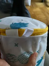 Bag Pouch Bra-Bags Sock Underwear Washing-Net Mesh Zippered Polyester for Pineapple-Printing