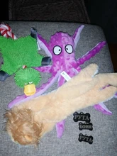 Juguete de peluche suave con 8 patas de pulpo para perros, juguete interactivo para jugar al aire libre, con sonido sonoro, juguete dental para masticar