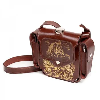 

Flask in the case of genuine leather "Horse"