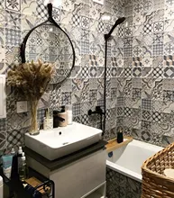 Mixer Tap Shower-Faucet Wall-Mount Bathroom Black Hand POIQIHY ABS Matte