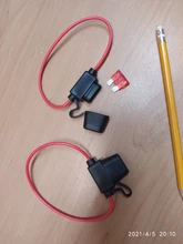 Fuse-Holders Power-Socket Inline Waterproof Blade-Type Small with 10A Auto-Car-Replacement