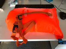 Boya flotante de seguridad para deportes acuáticos, dispositivo de natación, flotación para piscina, bolsa de aire para natación en mar abierto, novedad