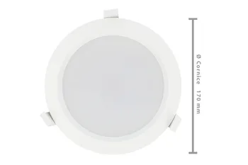 

25W neutral white headlight Led recessed ceiling lamp round for shop Diameter 170mm IP44