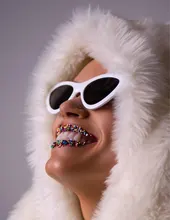 Gafas De Sol con forma De ojo De gato para mujer, anteojos De Sol femeninos con diseño De ojo De gato, Triangular, pequeños, Retro, a la moda, con UV400