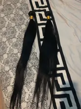 Ishow Hair mechones rectos con Frontal transparente de encaje Frontal y mechones extensiones de cabello humano mechones malayos con cierre Frontal