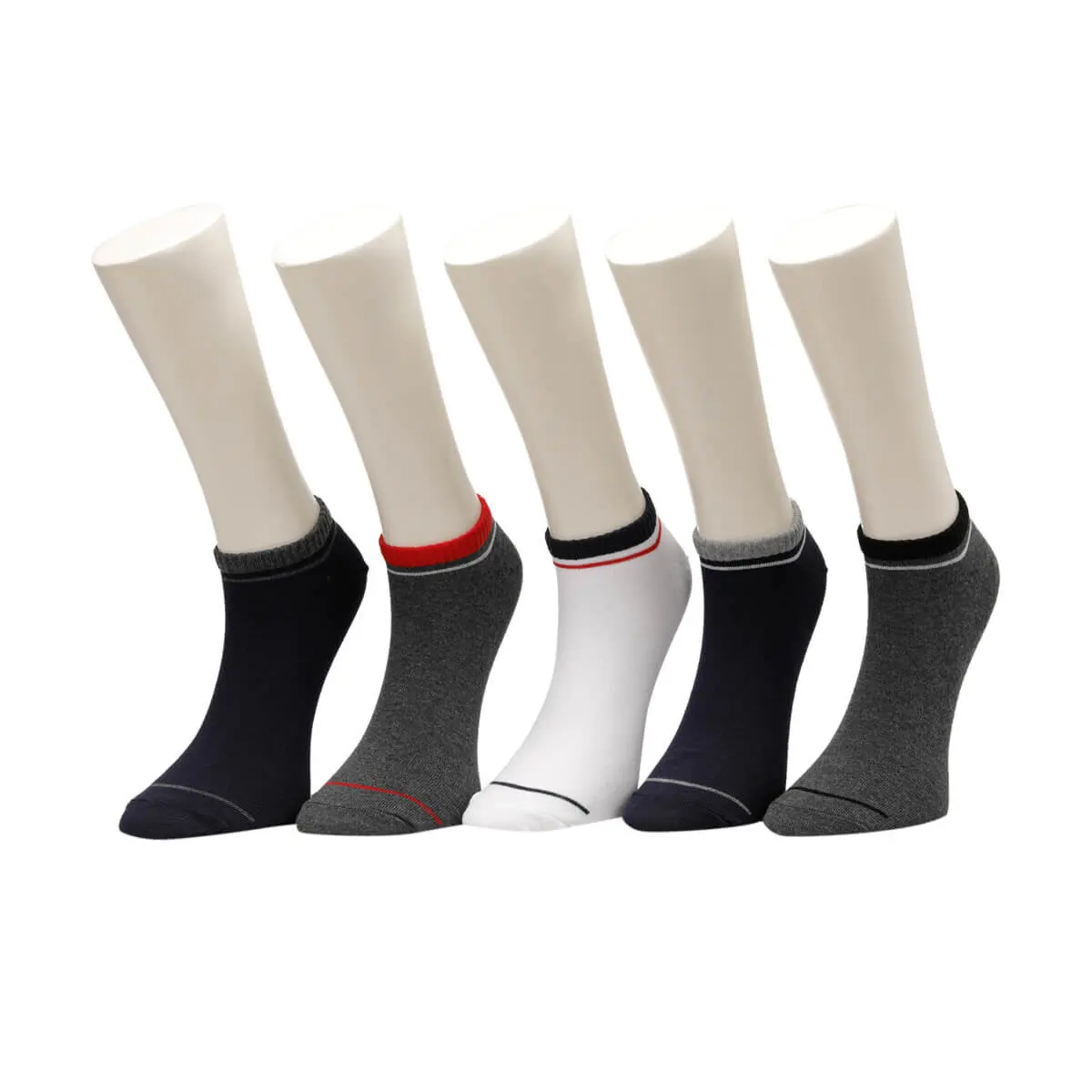 

FLO COLLAGE 5 LI SKT-B GRAY MULTI Male Child Socket Socks I-Cool