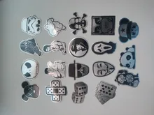 Graffiti Sticker Laptop-Luggage Wall-Guitar Metallic Black for Car-Styling 50pcs And