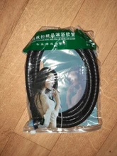 Manguera de ducha negra de acero inoxidable, tubo de ducha Flexible dorado de 150cm, manguera para baño y fontanería