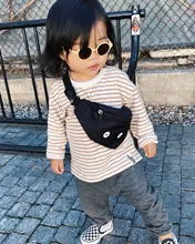 Riñonera ajustable para niños y niñas, bolso de pecho con cinturón de hombro, bolsa de viaje para teléfono