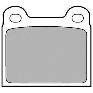 Колодки дисковые з.\ Volvo 240-960/S70/V70 2.0-3.0 74 DELPHI LP1