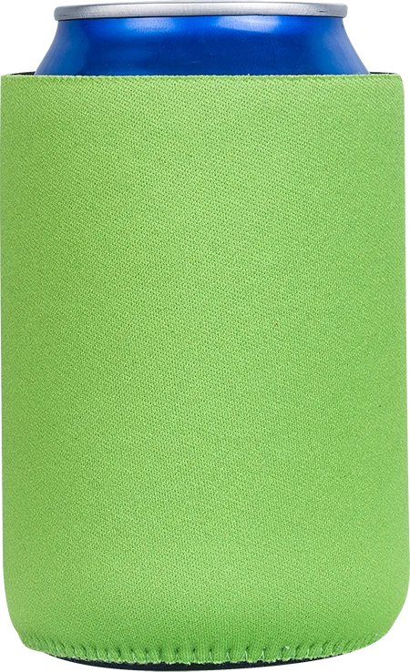Neon Blue Пенистый материал Koozies полный Цвет может охладитель для свадьбы, годовщины, дня рождения праздник веселый вечерние персонализировать подарки - Цвет: Neon Blue