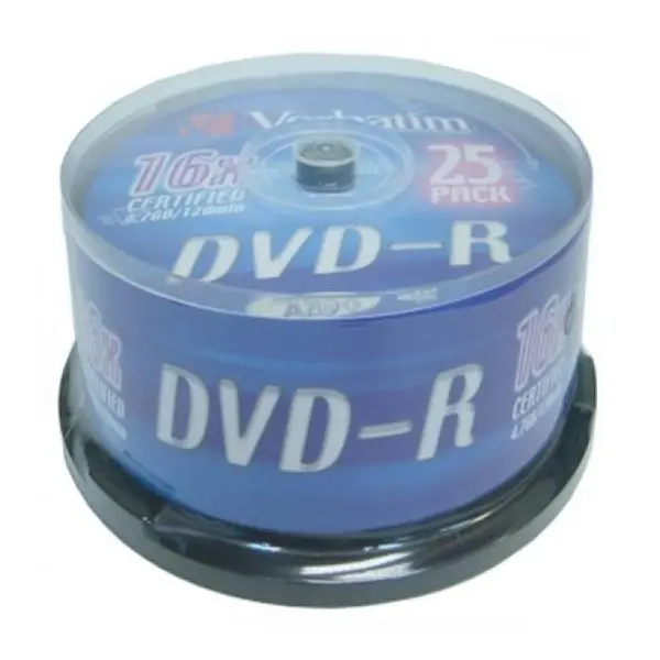 DVD-R Verbatim 43522 16x25 шт