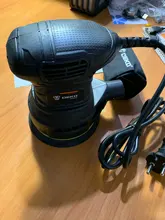 DEKO-LIJADORA ORBITAL Random DKSD125J1, 350W, con escape de polvo y depósito de polvo híbrido