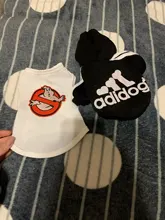 Camiseta de DIY estampado de Color sólido para perro, ropa fina y cómoda