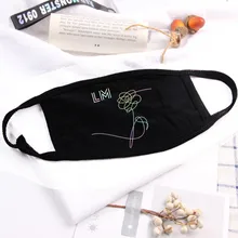 KPOP хлопковая Пылезащитная маска для рта и лица Bangtan Boys LOVE YOURSELF TEAR ответ на нее