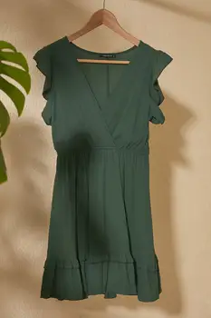 

Trendyol Double Breasted Collar Dress TWOSS20EL1567