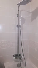 GAPPO-juegos de ducha termostática Grifo de ducha de baño + Grifo de lavabo de latón, Sistema de ducha de bañera en cascada, mezclador termostático