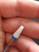 Broca de clavo de cerámica eléctrica para manicura, torno de fresa de uñas para pedicura, funciona como accesorio para limar o quitar esmalte, en variedad de tamaños disponibles