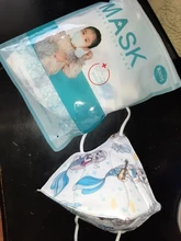 10-200 Uds unicornio FFP2 KN95 niños máscara más grueso 5 capa KN95 niños máscara Anti-niebla máscara de boca respirador estudiante Fit 2-9 años