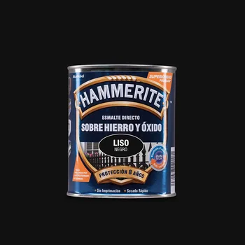 

HAMMERITE ENAMEL METAL SMOOTH GLOSSY BLACK 0.750L