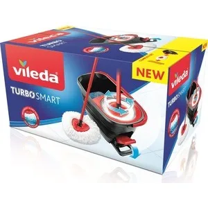 Набор для уборки VILEDA Turbo Smart(швабра+ ведро с педальным отжимом 10л