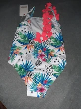 Bañador de flores para niña, hecho a mano de una pieza traje de baño, calidad Floral